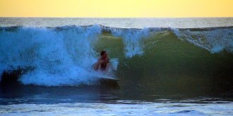Pazifik Surfer Kunstdruck 