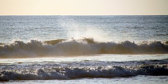 Wellen Pazifik Kunstdruck 